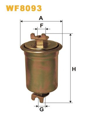 WIX FILTERS Degvielas filtrs WF8093